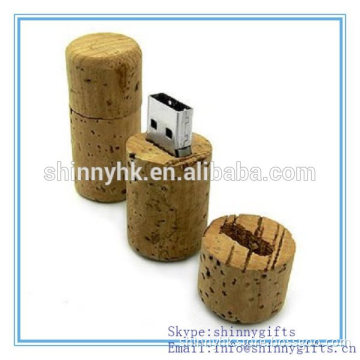 Shinny Gifts Wine bottle stopper shape 16gb usb flash drive chip SI-FDW0006